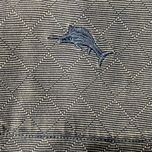Tommy‎ Bahama Blue Part Silk Polo- XL